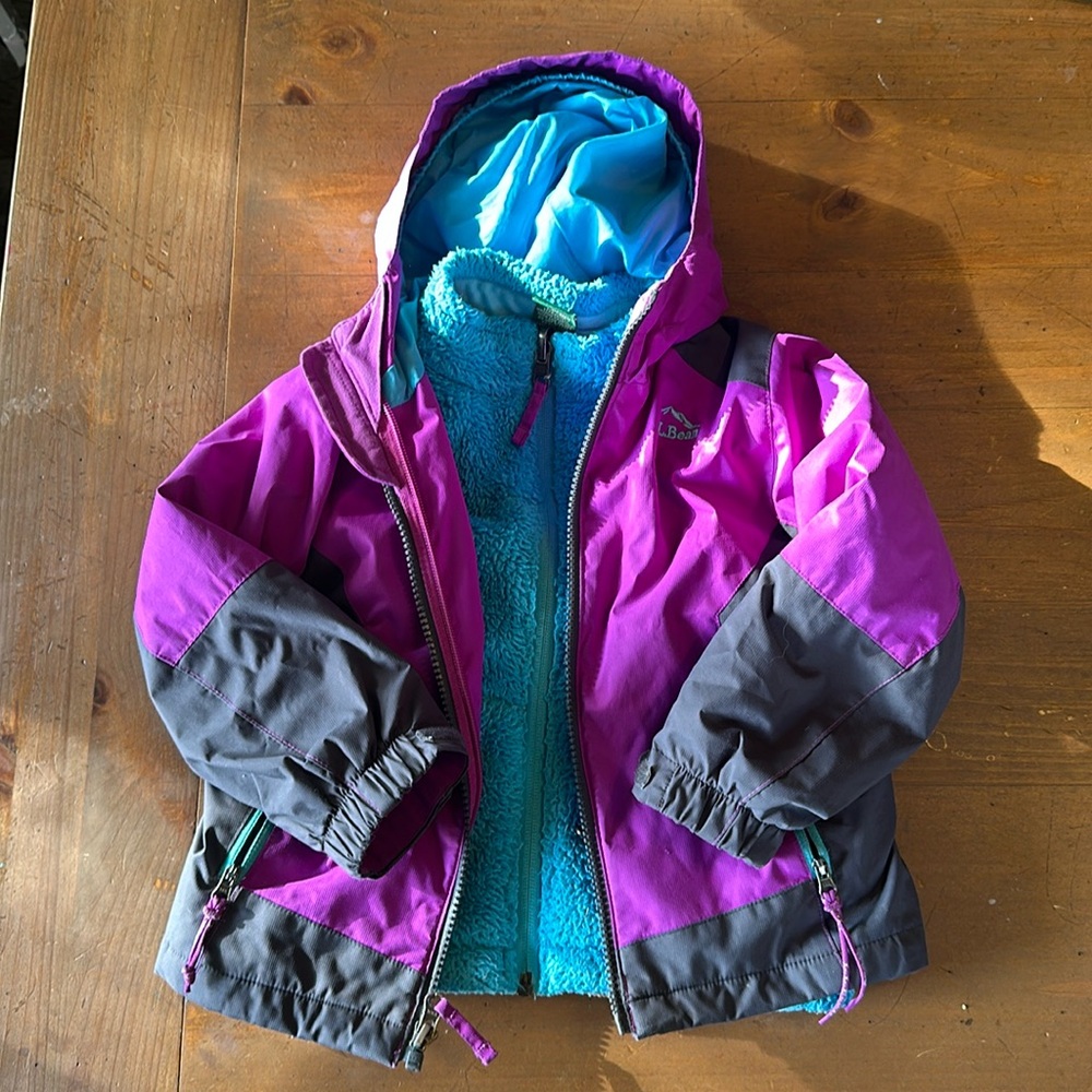LL Bean kids winter coat